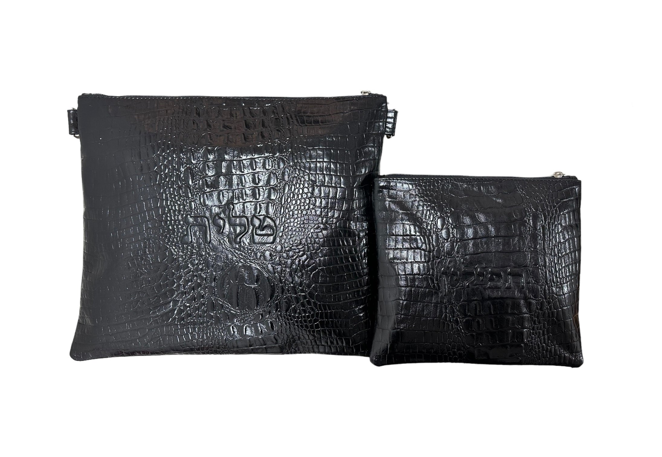 Minimalist and Monochromatic - Black Crocodile - A73