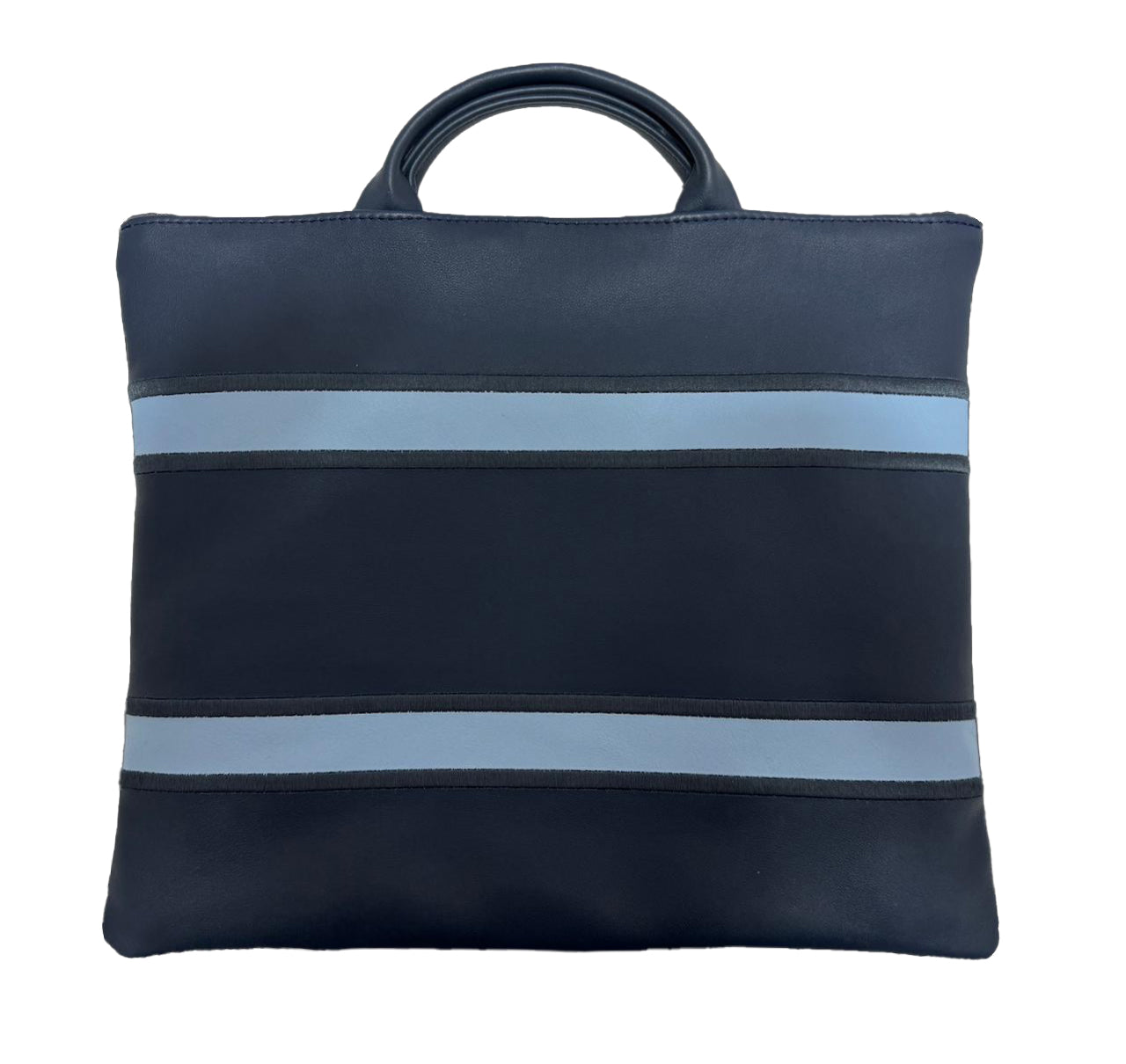 Two-Tone Blue with Navy Embroidery - C199